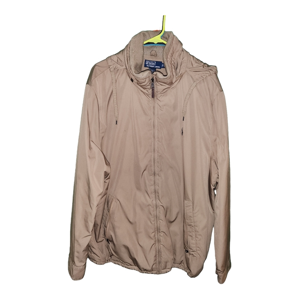 Vintage Polo Ralph Lauren Lined Wind Coat with Hidden Hood 2XB